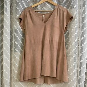Free People Leather Women's Tunic Top